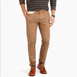 J.Crew 484 Slim fit stretch Chino men 30X30 RvrBrn